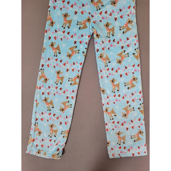 Rudolph Womens Pajama Pants Rudolph Plush Fleece PJ Pants Size Large - Picture 9 of 10